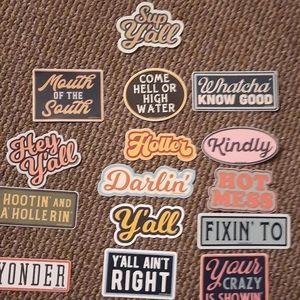 Southern slang word stickers
